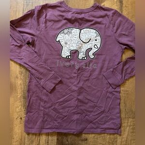 Ivory Ella Purple women’s  Long Sleeve Shirt